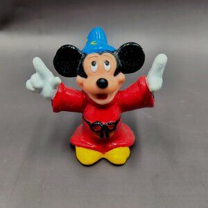 Disney Mickey Mouse Fantasia Wizard Sorcerers Apprentice Pvc Figure Cake Topper